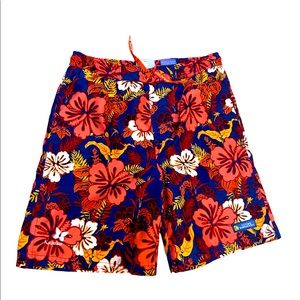 Flying barracuda tropical board shorts